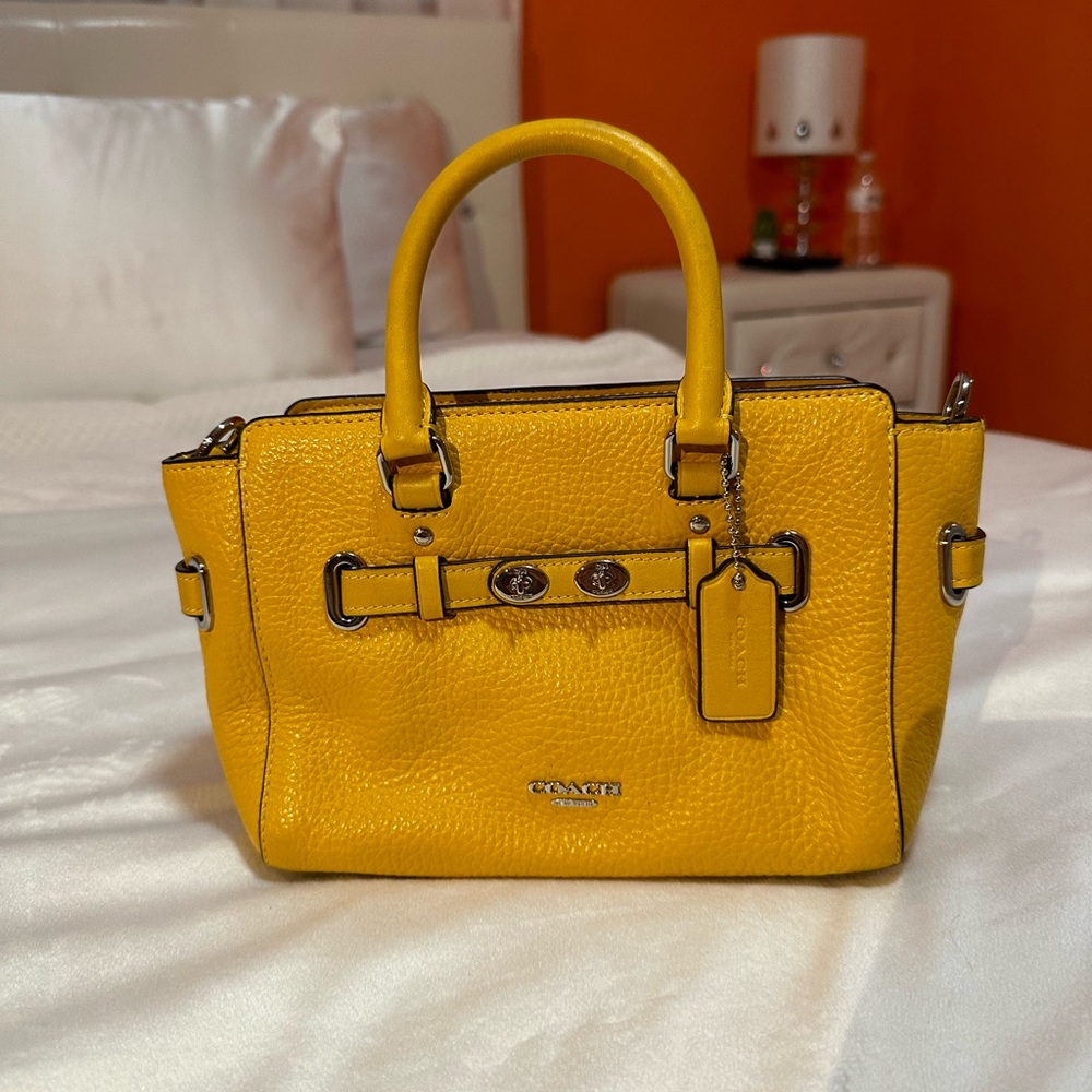 Coach Mini Yellow Purse